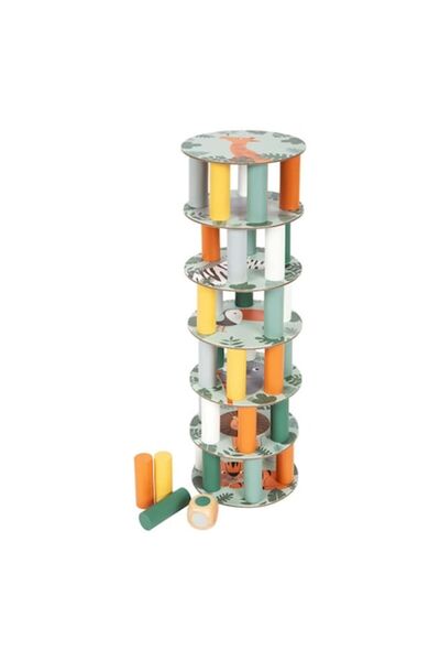 Small Foot Safari Shaky Tower Game