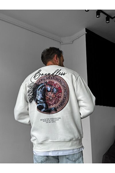 ZAVIXO -ERKRK سويت شيرت بريميوم 3 إيرينج برايْن ب مطبوع كبير الحجم – تريند ست...