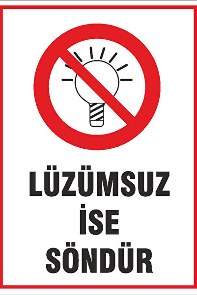 Sendegelal 21X30 cm Composite Occupational Safety Warning Sign – Caution, Pro...