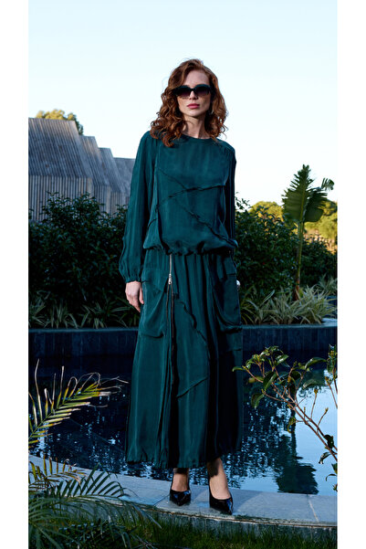 MissWhence Fermuar Detaylı Etek Takım