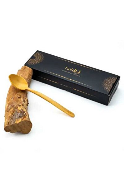 Hakiki Store Kişiye Özel Doğal El Yapımı Gerçek Şimşir Servis Kaşığı 26 Cm