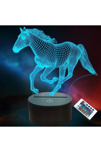 BPA ® 3D Horse Lamp for Kids Girls Boys Horse Lover Gifts