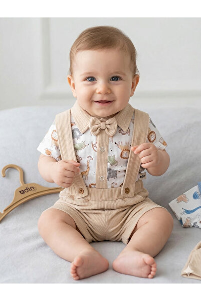 Harry&Millie Baby Boy Salopet Set Baby Gift