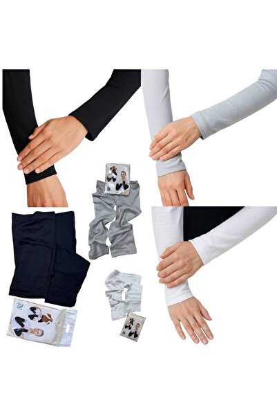 ALDAIYR 3 Pieces of Hijab Sleeves Combed Cotton Prayer Sleeves Kol2908