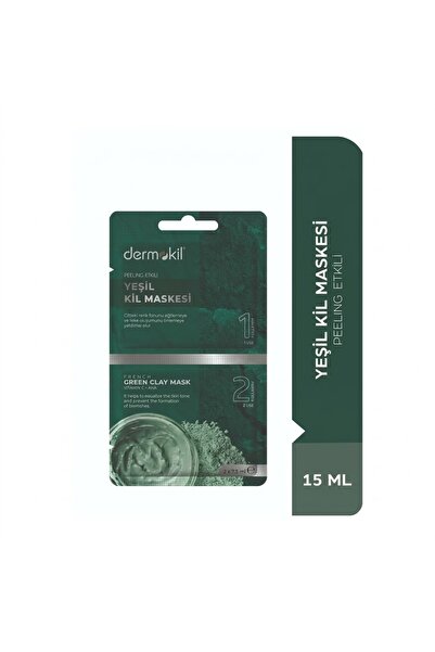 Dermokil Peeling Etkili Yeşil Kil Maske 15 ml