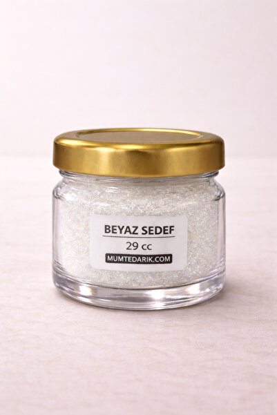 MUMTEDARİK Beyaz Metalik Toz Pigment Boya 29cc