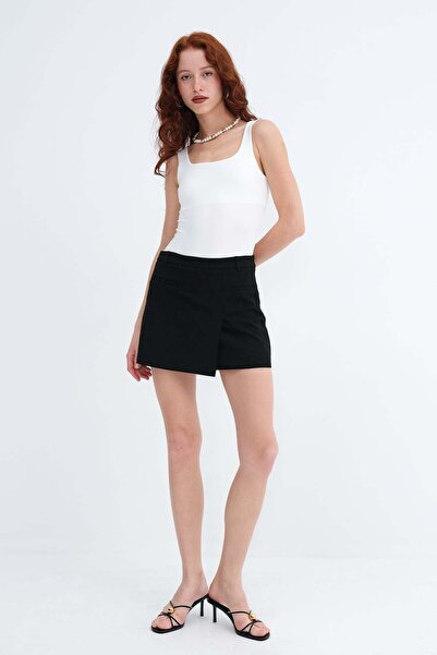 Addax Pocket Detail Short Skirt E1436