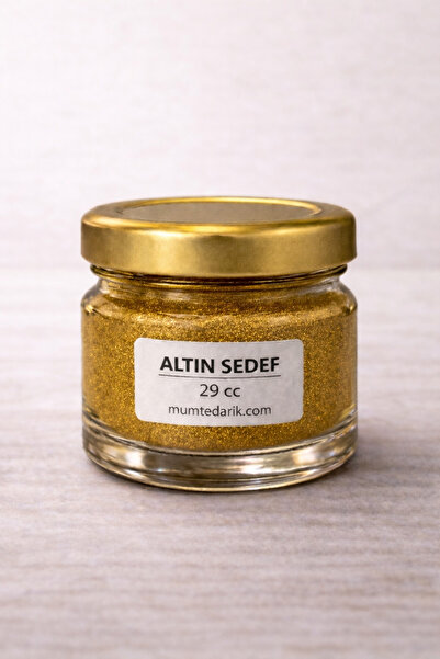 MUMTEDARİK Altın Metalik Toz Pigment Boya 29cc