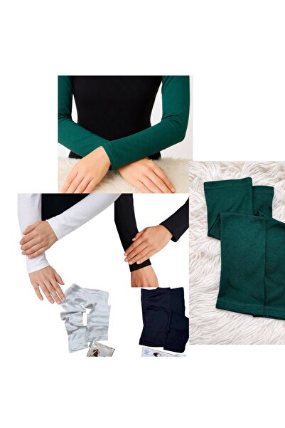 ALDAIYR 3 Pieces of Hijab Sleeves Combed Cotton Prayer Sleeves Kol2908