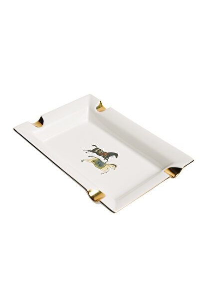 FireBird Horse Beyaz Dörtlü Porselen Puro Küllüğü