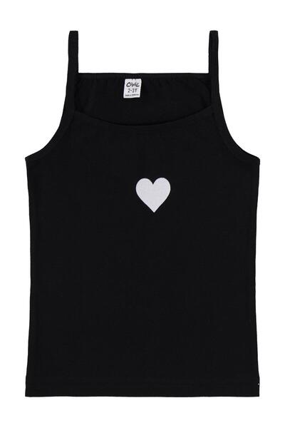 Civil Girls Girl's Heart 2-10 Years Old 2-Piece Undershirt - Standard 10-11 Y...
