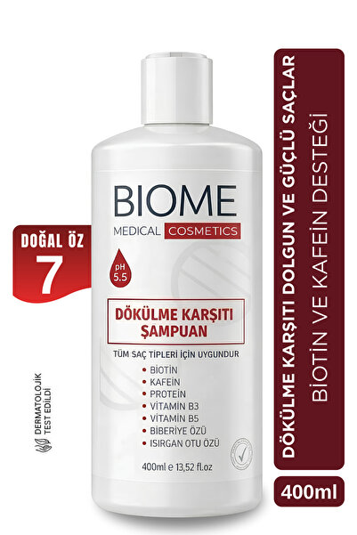 BİOMEMEDİCAL Biotin+Kafein destekli Dökülme karşıtı , Geç uzayan ve yıpranmış...