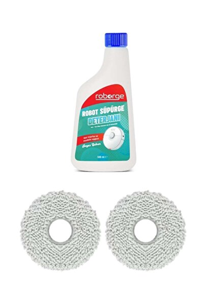 Roborge Roborock Q Revo Pro Robot Aspirator cu lavetă de mop + Detergent pent...