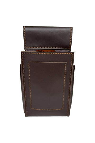 Kebeleks Hakiki Deri Garson Bel Çantası Servis Ceplik Garson Freebag Dar