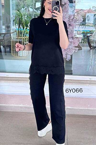 İnce Topuk Lace Detail Modal Set 6Y066