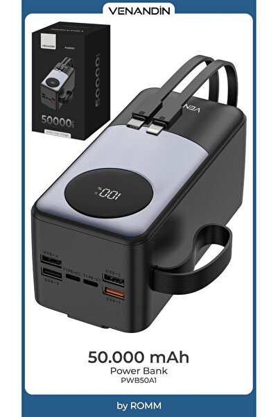 Venandin 50.000mah POWERBANK DİJİTAL GÖSTERGELİ