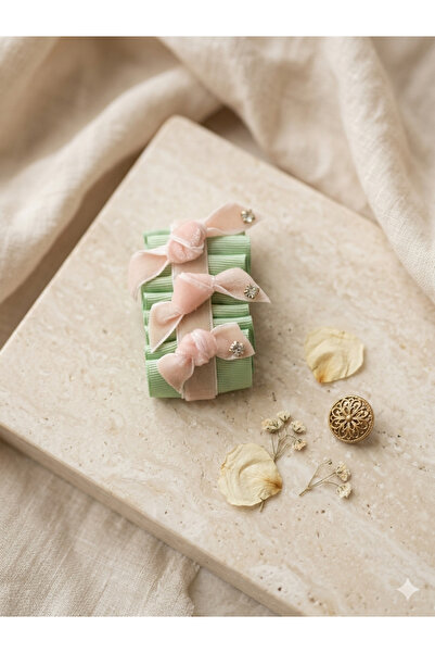 roseberry yeşil taşlı kız çocuk toka