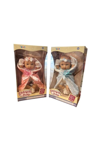 TOYSTURKA Gerçekçi Et Bebek - 35 cm Sevimli Uyku Arkadaşı ve Oyun Bebekleri S...