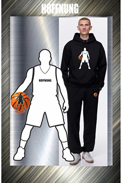 HOFFNUNG Set trening casual UNISEX pentru fotbal, de exterior, cu glugă integ...