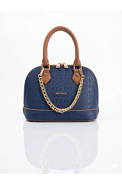 Just Polo Original Justpolo Small Size 2-Compartment Embossed Leather Gold Ch...