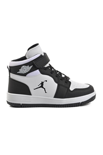 Cool Black and White Boy Hi Sneaker