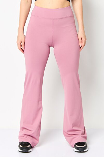 Reebok بنطلون رياضي نسائي ضيق للتدريب، لون موف