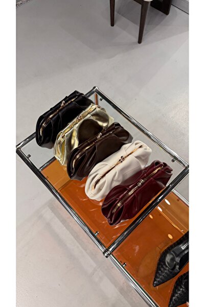 Eataly Shoes Velura Black λεπτομέρεια με σούρες Γυναικείο Clutch Τσάντα