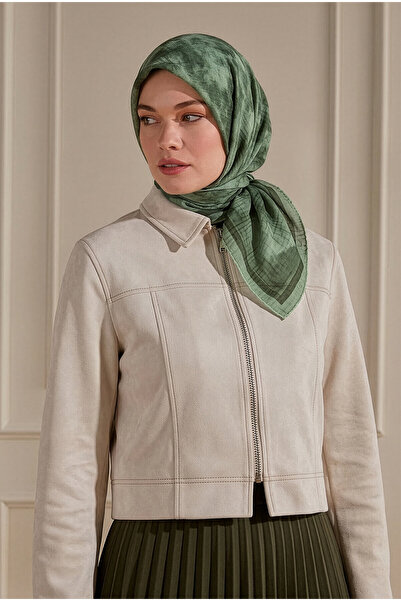 SilkTouch Çağla Bulut Patterned Muslin Scarf