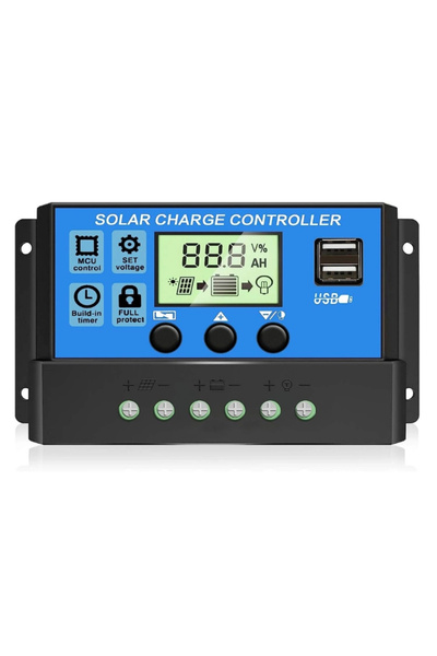 TIEE Akıllı Güneş Paneli Şarj Kontrol Cihazı Regülatörü -20A-30A 30A