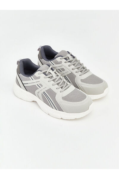 LC Waikiki Vizyon New Season Lace-Up Mesh Detailed Men's Sports Shoes