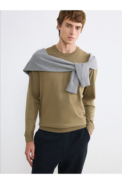 LC Waikiki Özmarka New Season Crew Neck Men's Knitwear Sweater