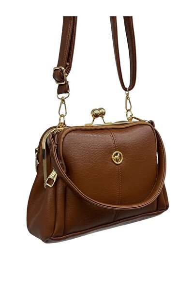 Meryem Çanta Women's 4-Compartment Lined Scholarship Bag with Gold Detailing ...