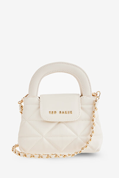 Ted Baker Bej Kapitone Askılı Çapraz Çanta