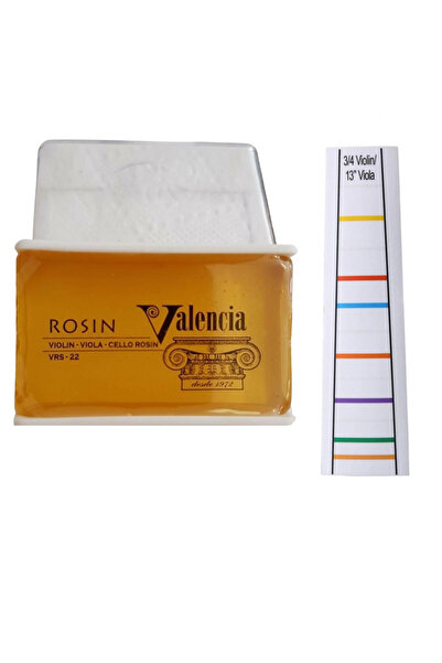 happypotam Valencia Reçine (3/4 Renkli Nota Etiketi Hediye)