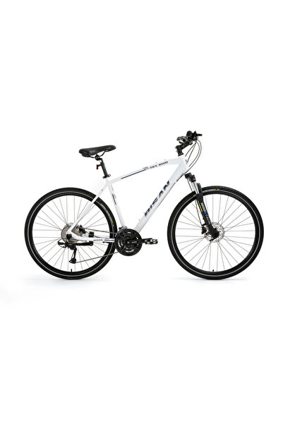 Bisan TRX 8500 ERKEK ŞEHİR BİSİKLETİ 54CM HD 28 JANT 27 VİTES MAT BEYAZ LACİVERT