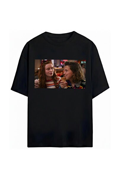 SVART WEAR Μπλουζάκι Stranger Things με στάμπα, unisex, oversized