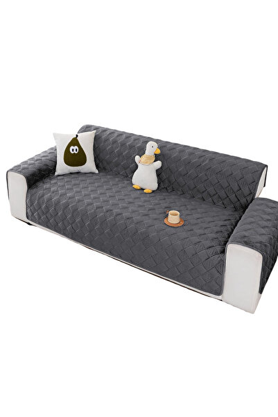 OEM Flannel Sofa Cover 120x185 Gray, Non-Slip, Animal Protection