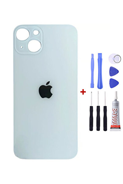 Yedcom Iphone 14 Beyaz Arka Cam Kapak Arka Pil Kapağı