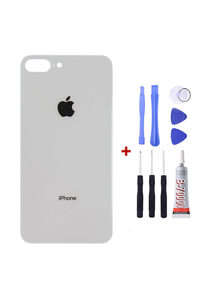 Yedcom Iphone 8 PLUS Beyaz Arka Cam Kapak Arka Pil Kapağı