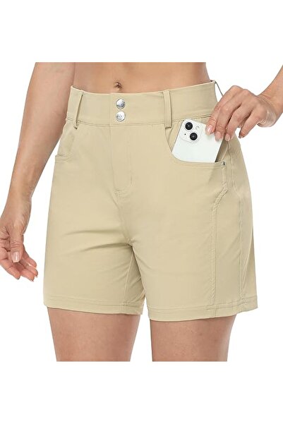 OEM MoFiz Pantaloni Scurți Trekking - mărime 34 - Bej - Impermeabili UV DWR D...