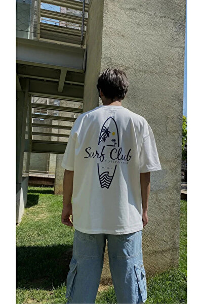 Bravebell Tricou supradimensionat Surf Club