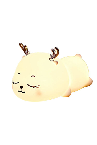 OEM CocoSugar Night Light - Deer LED USB - size 145x90mm - White Silicone - N...