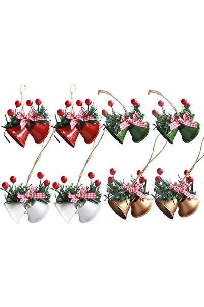 OEM Decorațiuni Pandantive - Clopoței Brad - mărime 7 cm - Multicolor Plastic...