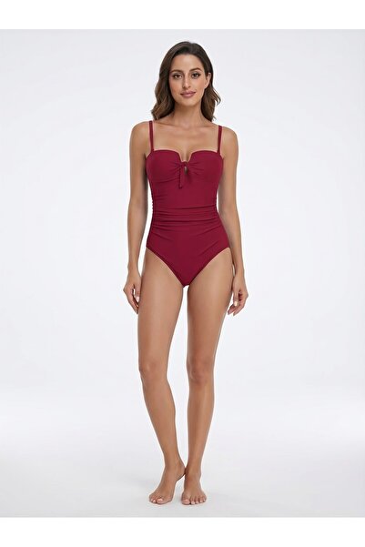 OEM Upopby One Piece Swimsuit - Shaper - size XL - Ruby Red - Push Up Tummy C...