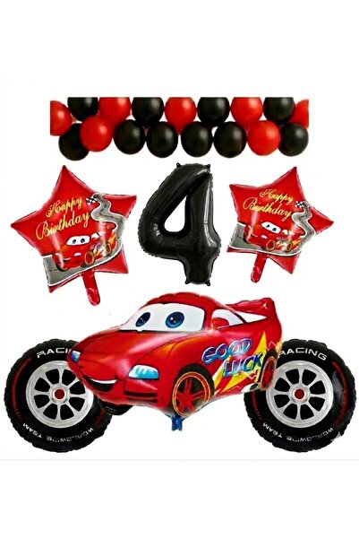 ÇITIPITISTORE Σετ μπαλονιών για γιορτή γενεθλίων με θέμα το αυτοκίνητο