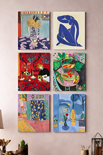 HOMEPACK Set de pictură pe pânză din 6 piese, Pictură pe pânză ELIT001