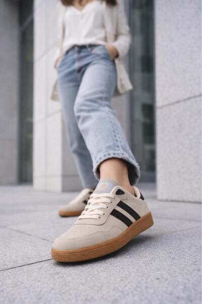 inanayakkabı Bej Maro Femei sneakerși N-3262