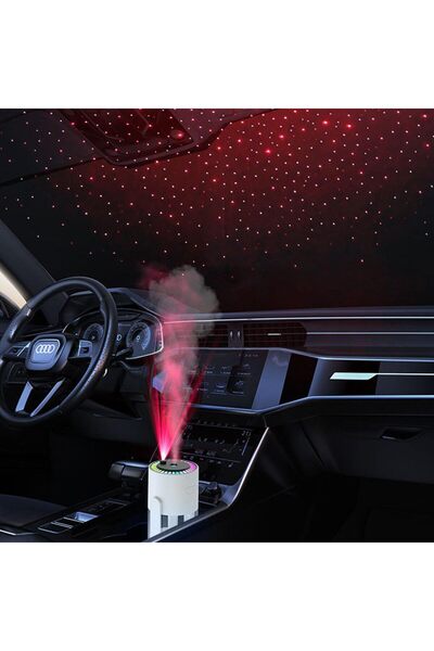 OEM Yootiko Umidificator Aer - Mini USB - mărime 280ml - Alb - Proiector Stel...