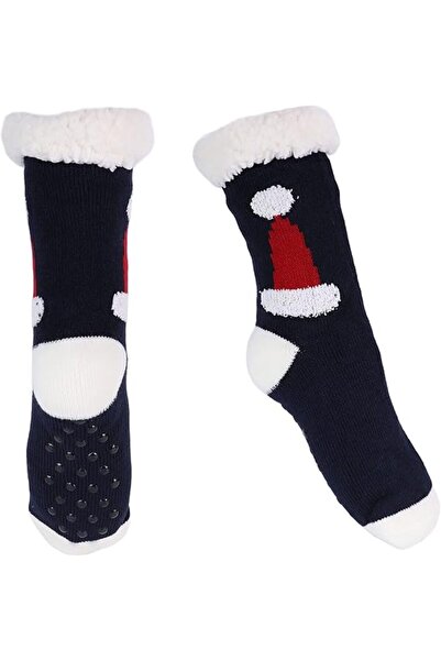 OEM Ever Bloom Șosete Damă - Papuci Iarnă - mărime Universală - Negru - Antid...