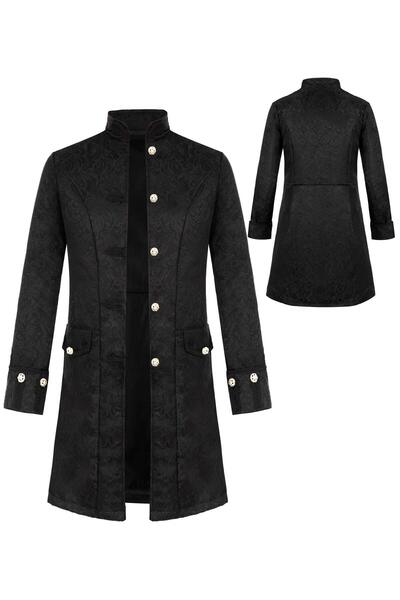 OEM Aristo Kratena Costum Bărbătesc - Frac Steampunk - mărime XXL - Negru - G...